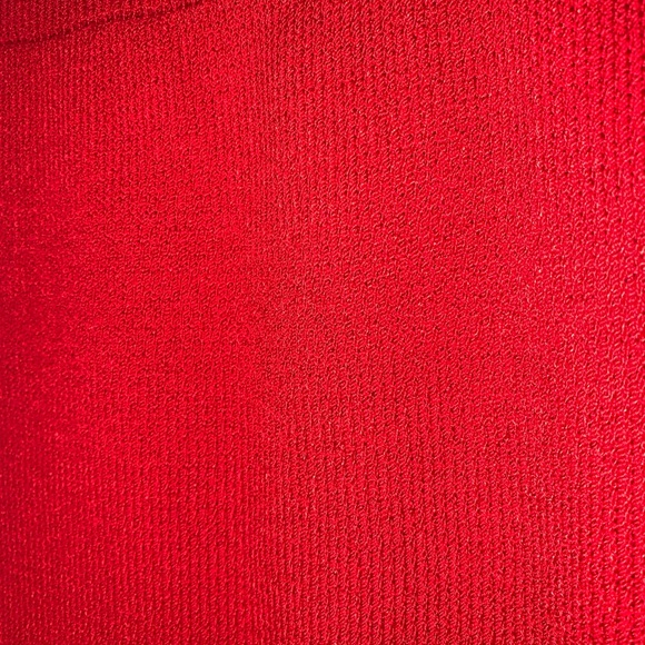St. John collection Santana knit Vibrant Red Pencil Skirt size 6 made in USA - Picture 6 of 6